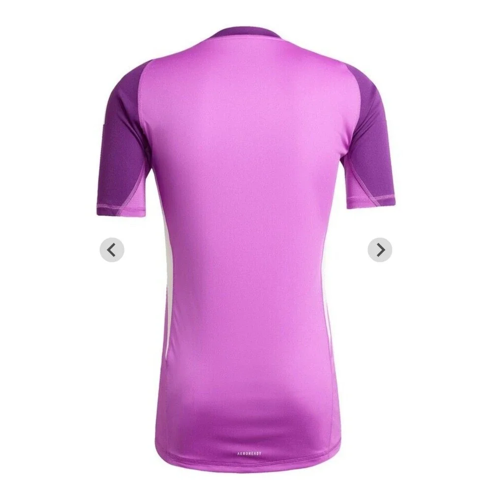 Adidas Tiro 25 Pro GK Soccer Goalkeeper Jersey JP4375 Purple Mens XL